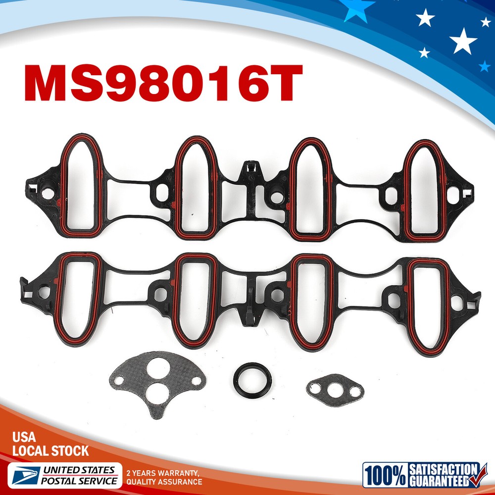 High-Performance OHV Intake Manifold Gaskets for Chevy Silverado GMC Sierra 4.8L 5.3L 6.0L V8 Engines