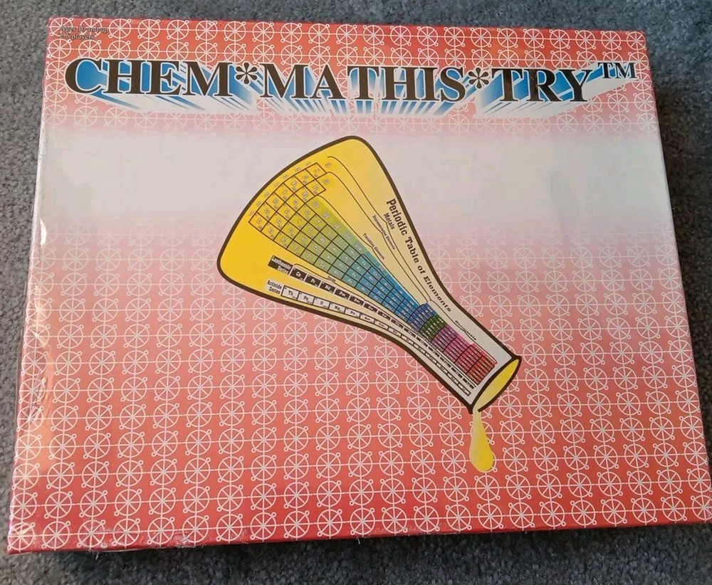 CHEM MATHIS TRY Board Game Enhances Chemical Element Learning New Sealed