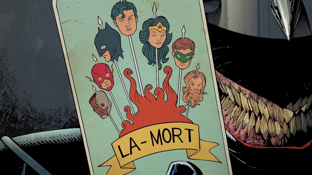 Batman Who Laughs Card DC  Metal Art Print Comics Poster 8in x 12in Lot Up