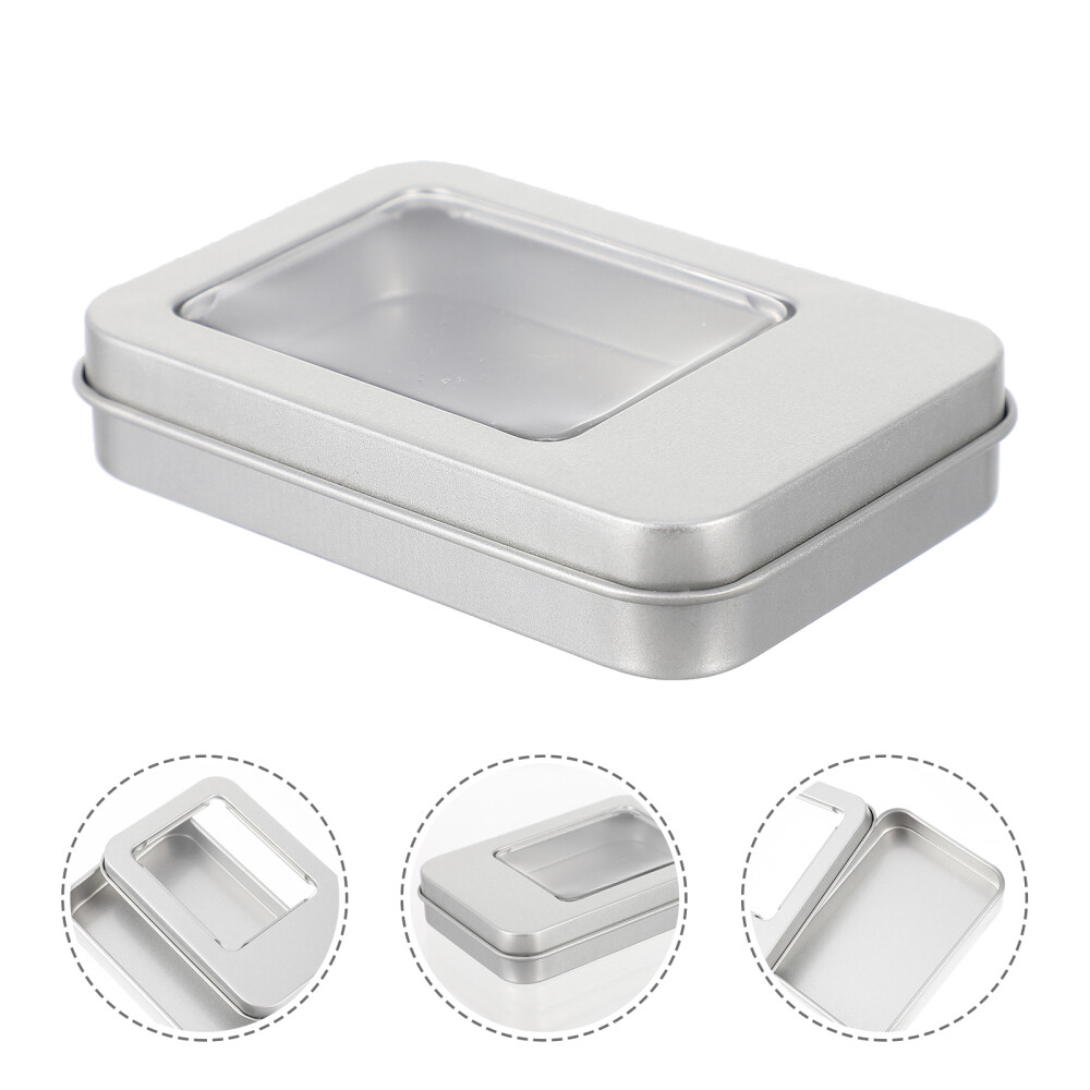 10-Piece Metal Flash Drive Holder - Portable Tinplate Storage Case for USB Drives