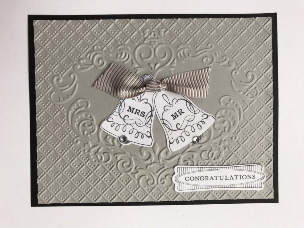 Seasonal bells wedding anniversary card kit of 10 made w/ Stampin' Up!-image