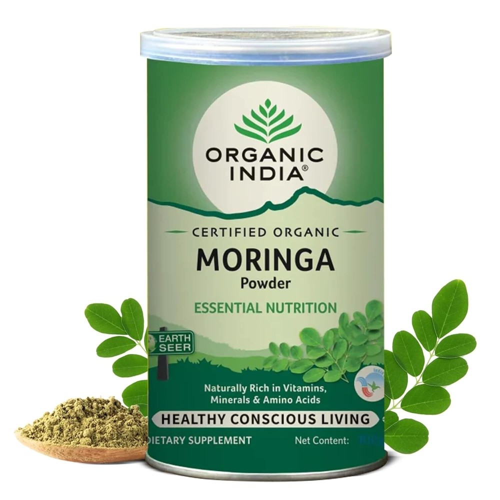 Organic Moringa Powder for Energy Stamina & Vitality Boost 100g
