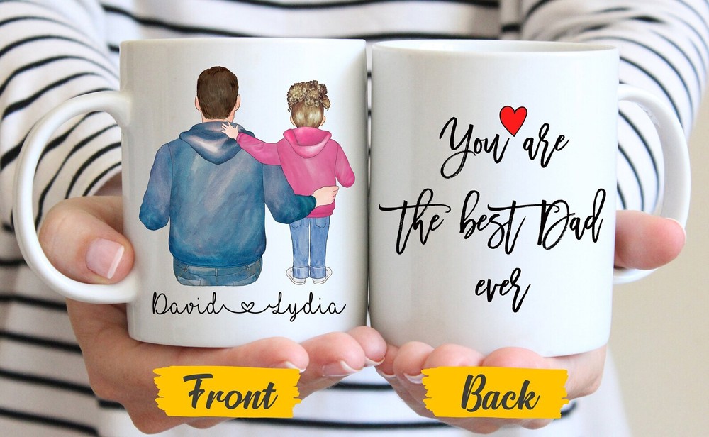 Fathers Day Gift Father Birthday Gift Personalized Dad Mug Funny Dad Gift