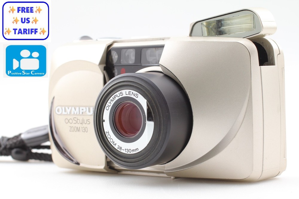 🎦VIDEO👀✨Opt MINT✨ Olympus Stylus Zoom 130 38-80mm Film Camera From JAPAN