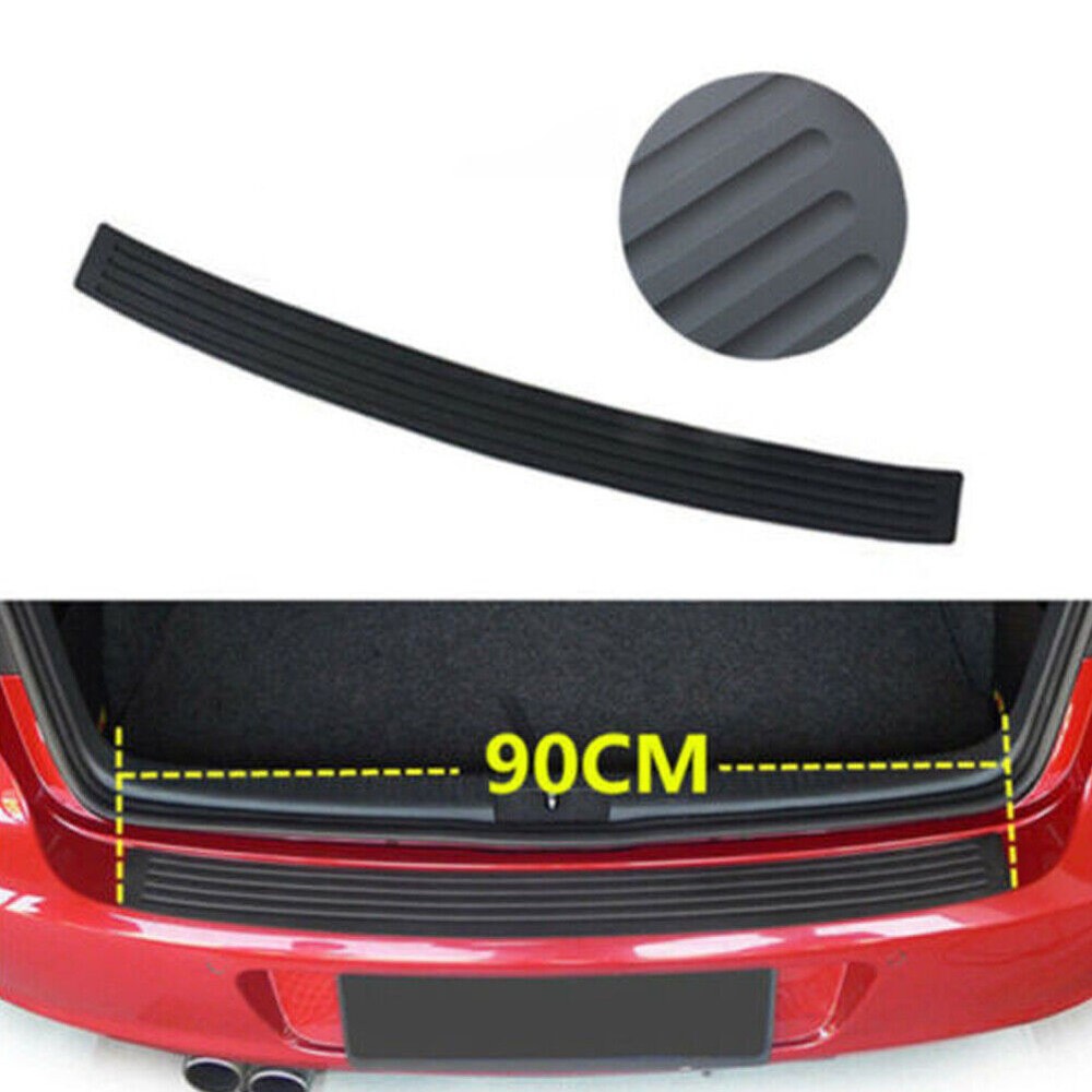 FOR 05-11 Chevy HHR Black Rear Bumper Rubber Pad Kits Trunk Protector Trim Cover