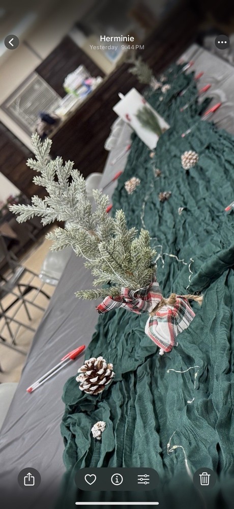 12 Inch Snowy Green Pine Accent Trees Artificial
