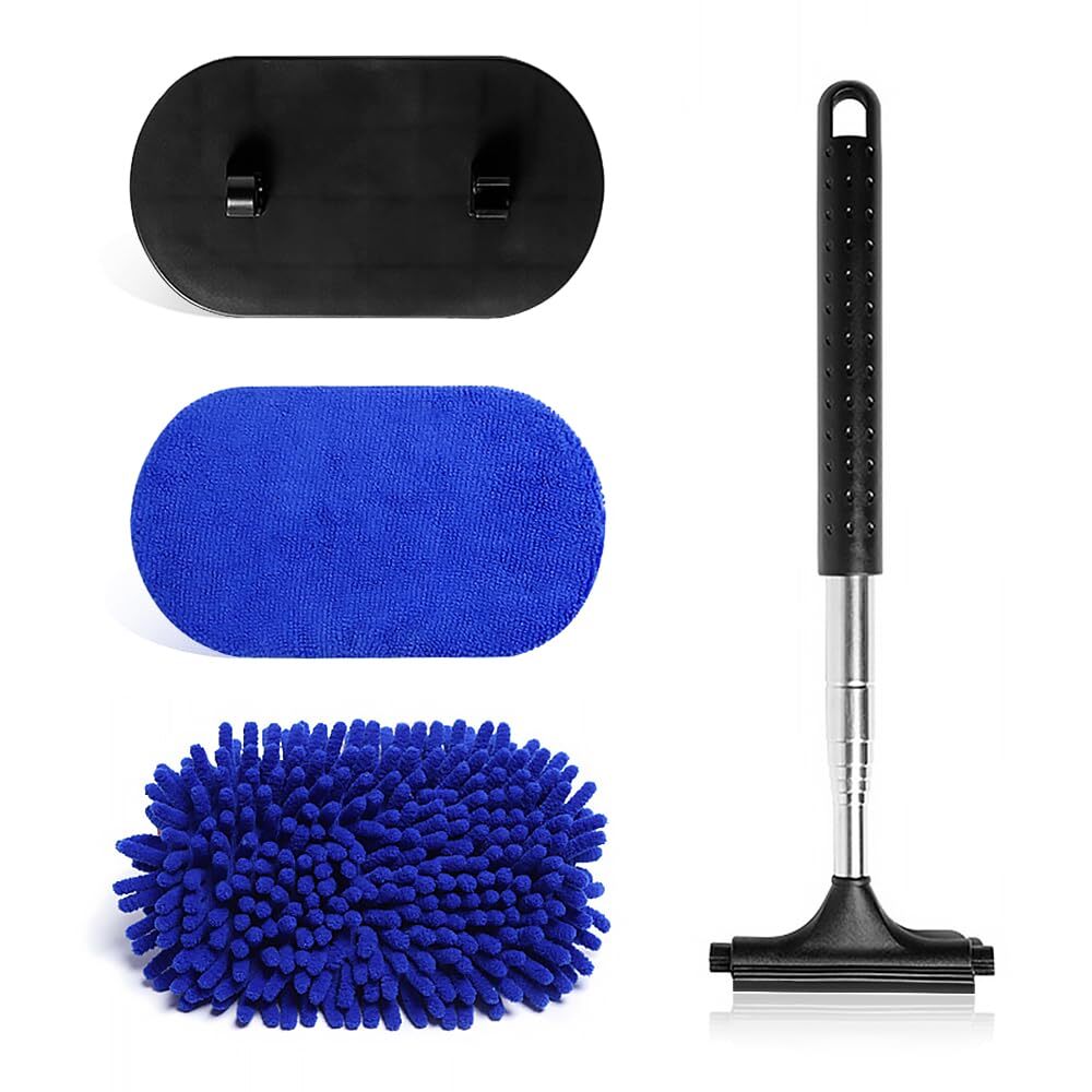 Aokdom Car Windshield Cleaning Tool,Extendable Inside Windshield Cleaner Tool...