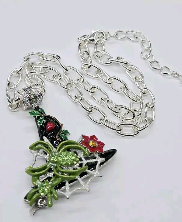 Kirks Folly Halloween Witch Hat Magnetic Necklace and Enhancer Set 2pc