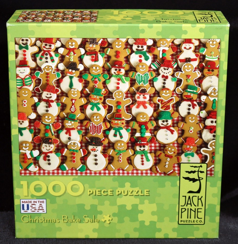 Jack Pine Christmas Bake Sale 1000 pc Jigsaw Puzzle 26.6