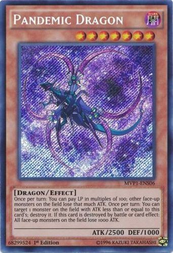 Pandemic Dragon MVP1-ENS06 Secret Rare 1st Ed MP