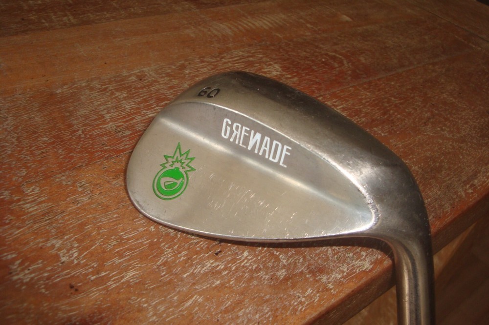 Bombtech Grenade Golf Wedge 60° Lob Wedge Steel Shaft Wedge Flex 