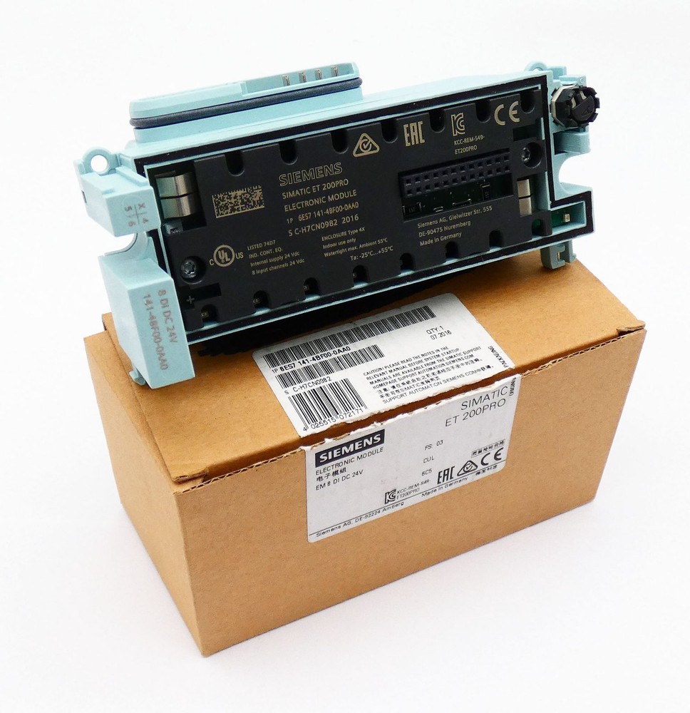 Siemens SIMATIC ET 200PRO 6ES7141-4BF00-0AA0 FS:03 Electronic Module -unused/OVP