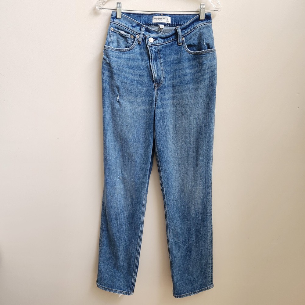 Abercrombie & Fitch Jeans Women 28/6 The 90s Straight Ultra High Rise Curve Love