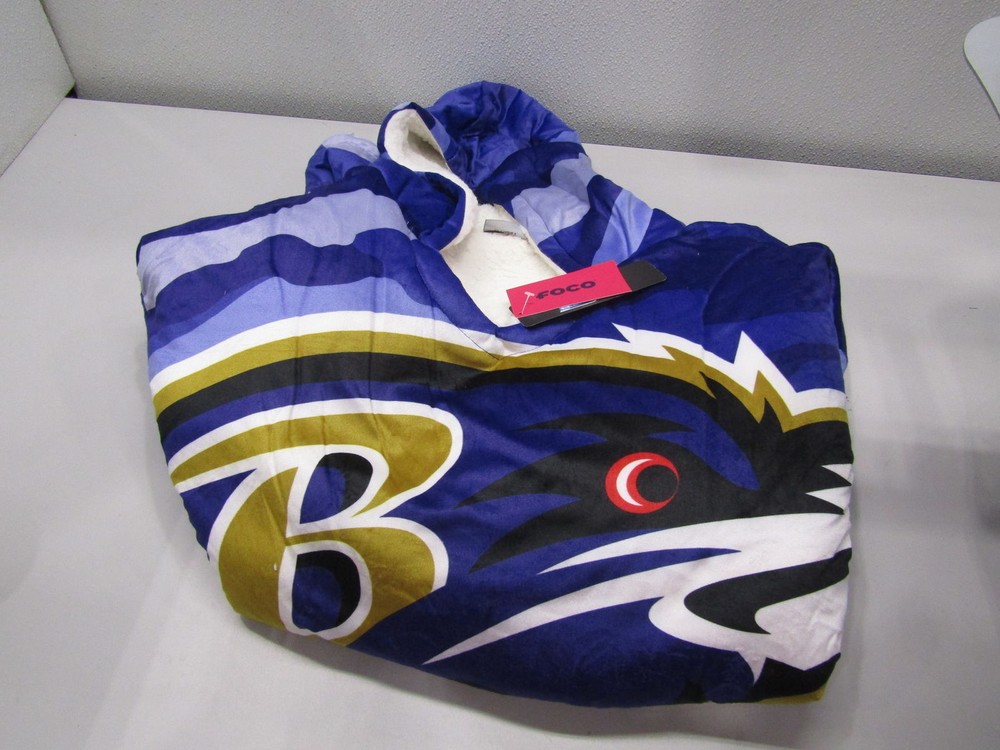 Foco Baltimore Ravens Reversible Team Color Camo Hoodeez, One Size