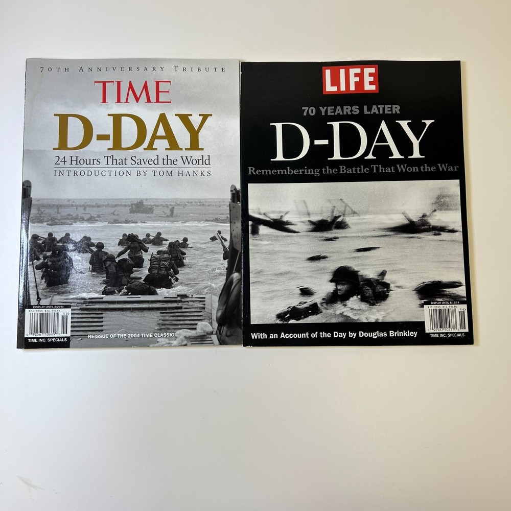 Time Magazine D-DAY 70th Anniversary Tribute & 70 Years Later Lot of 2