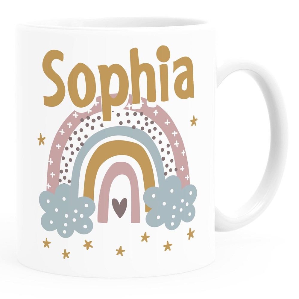 Kids Cup Plastic Rainbow Cloud Personalized Name Cup For Girls Specialme®