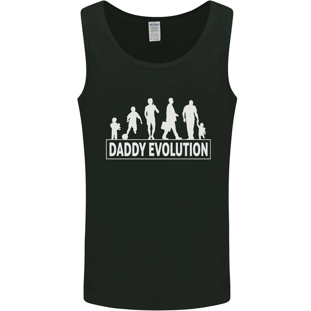 Daddy Evolution Fathers Day Mens Vest Tank Top