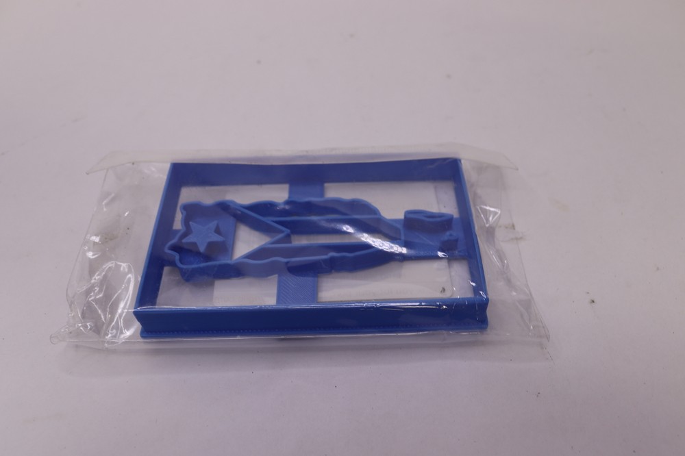 YNGLLC 3D Printed Puerto Rico Flag Cookie Baking Tool PR3450