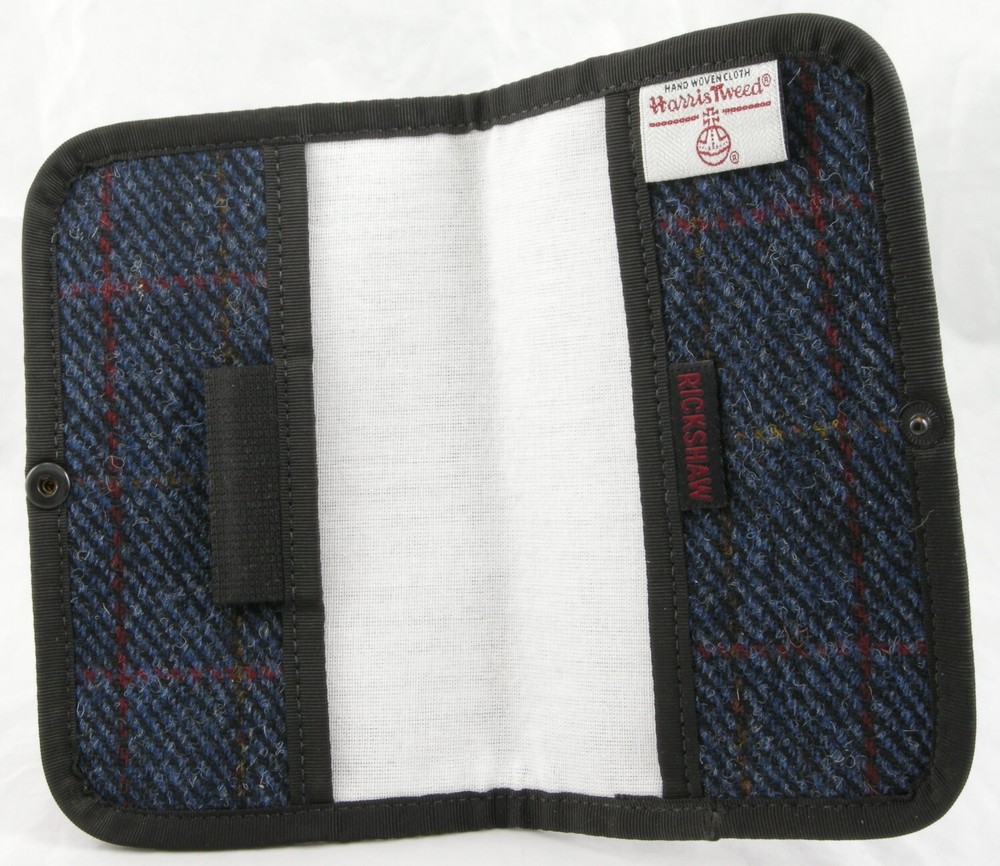 Rickshaw Bagworks Harris Tweed Bramble Blue 3.5