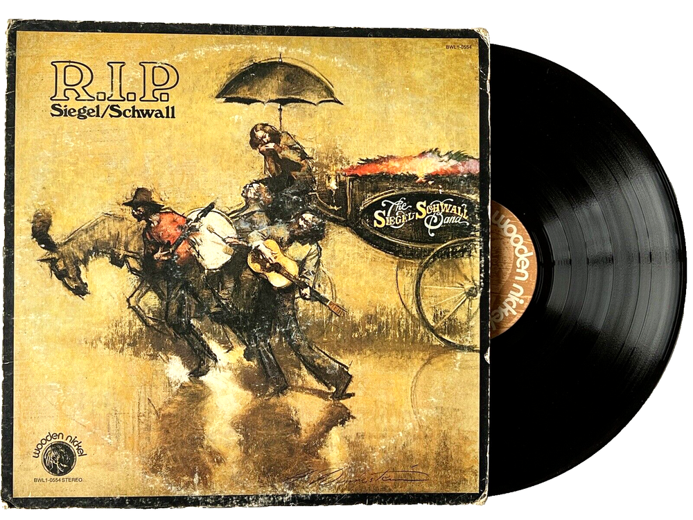 SIEGEL SCHWALL BAND R.I.P. USED VINYL LP WOODEN NICKEL RECORDS