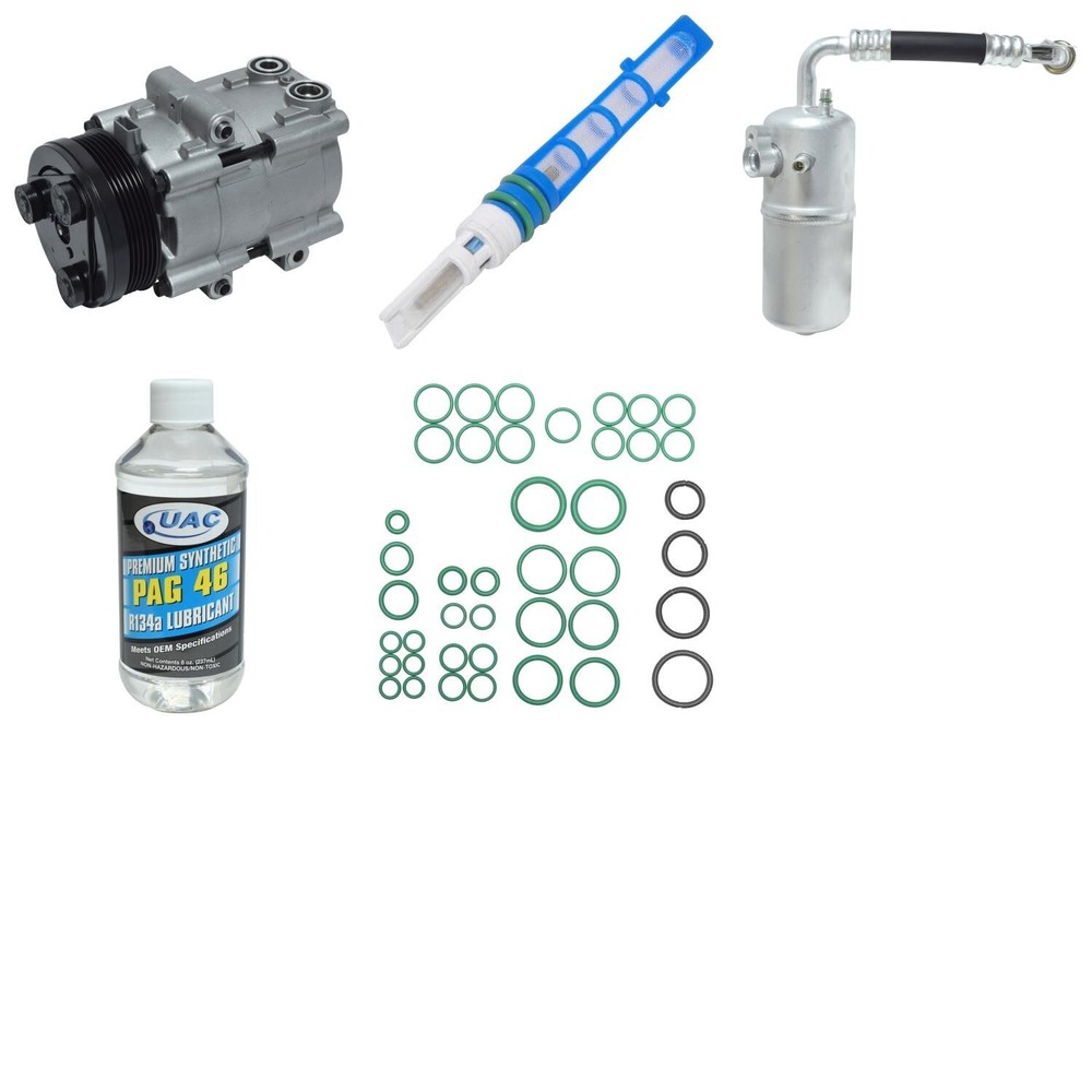UAC A/C Compressor Kit for 2004 Ford F-150 Heritage SVT Lightning 5.4L GAS SOHC