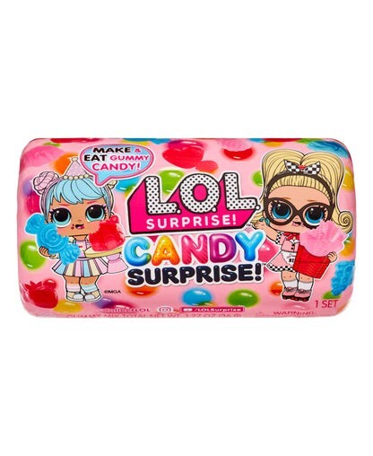 LOL Surprise Candy Surprise Tot Doll with DIY Candy Maker, Edible Candy, Toys