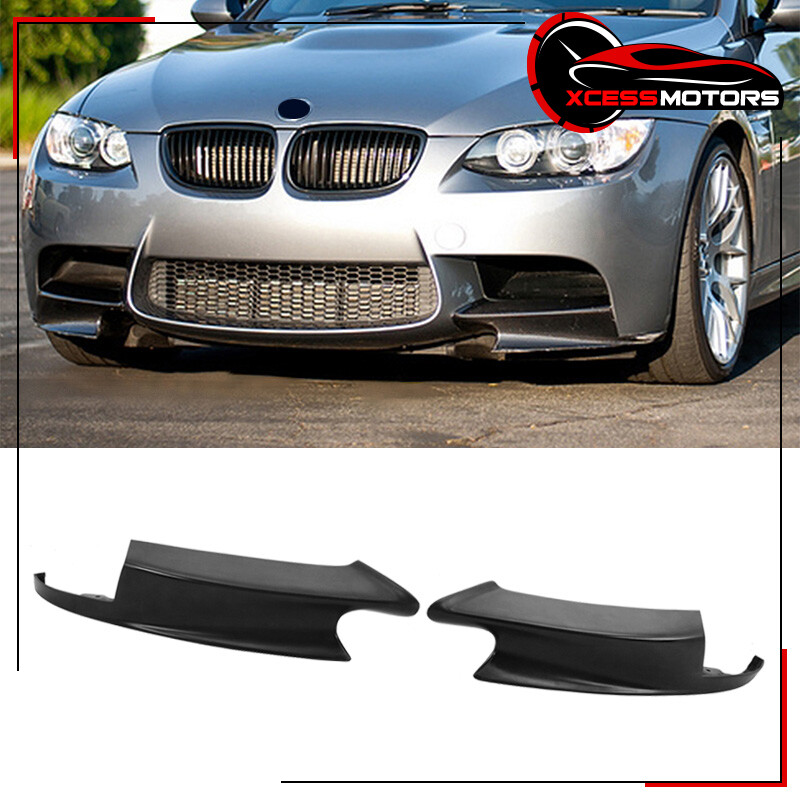 Clearance Sale! Fits 08-13 BMW E90 E92 M3 P Style Front Bumper Lip Spoiler PU-image