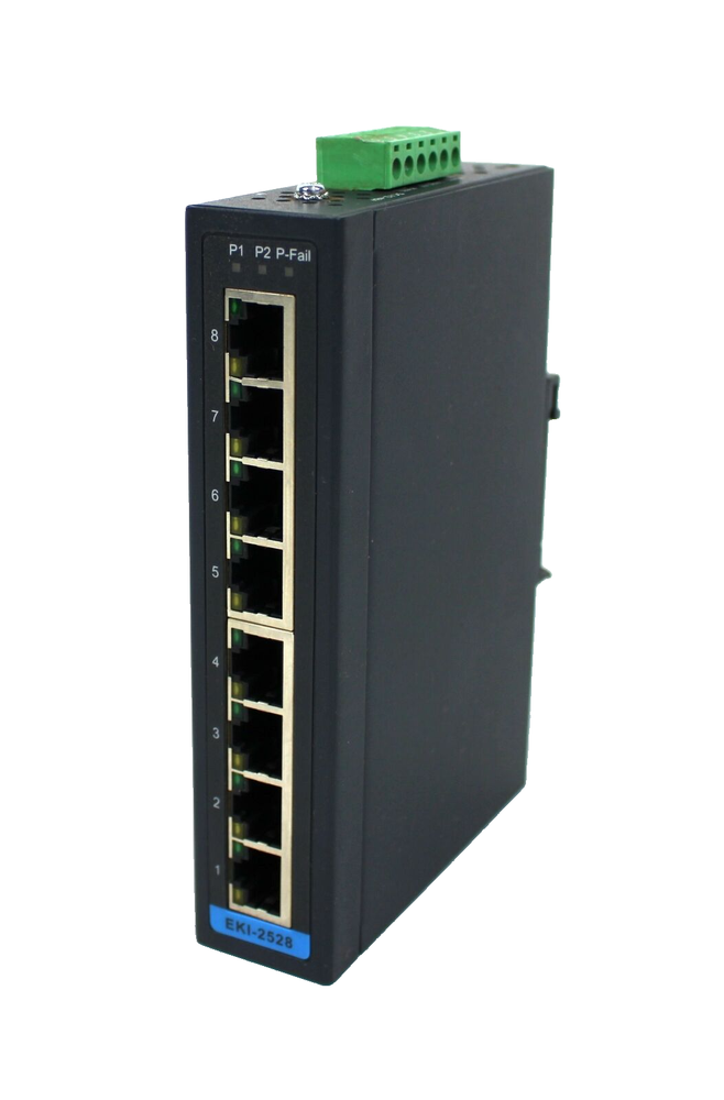 Advantech EKI-2528 Industrial Ethernet Switch, 12-48VDC