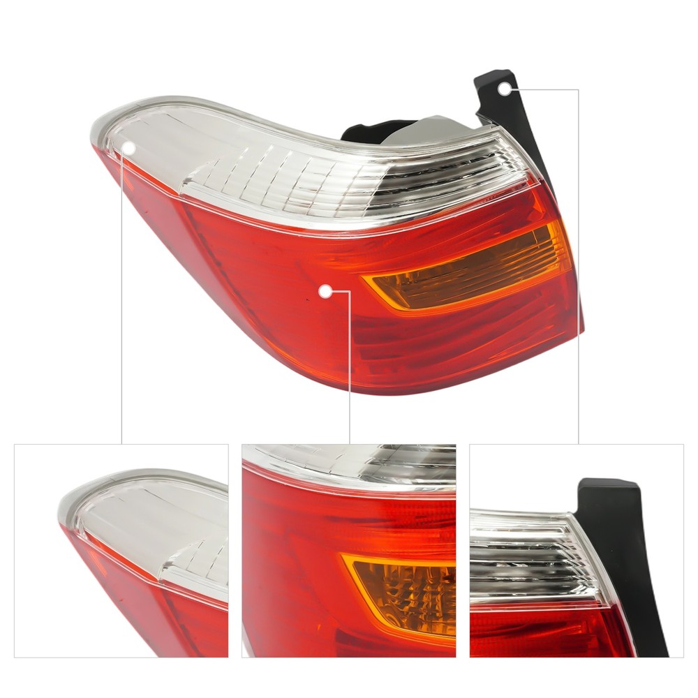 Left Driver Side Rear Brake Light Taillight for Toyota Highlander Sport 08-10