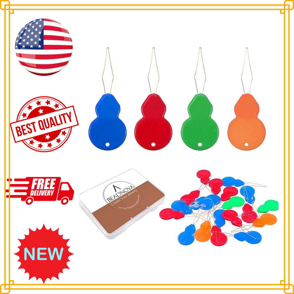 20 Pcs Needle Threader for Hand Sewing Plastic Wire Loop Simple Needle Threader