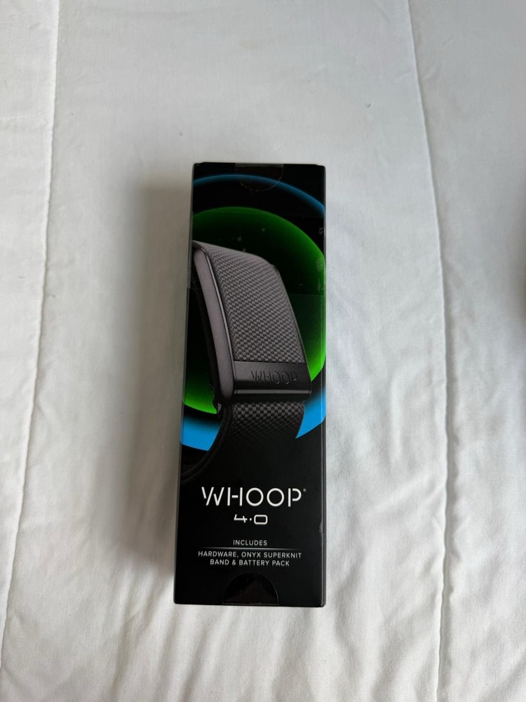 Whoop 4.0 Black Fitness Tracker Band with 12 Month Subscription New Sealed