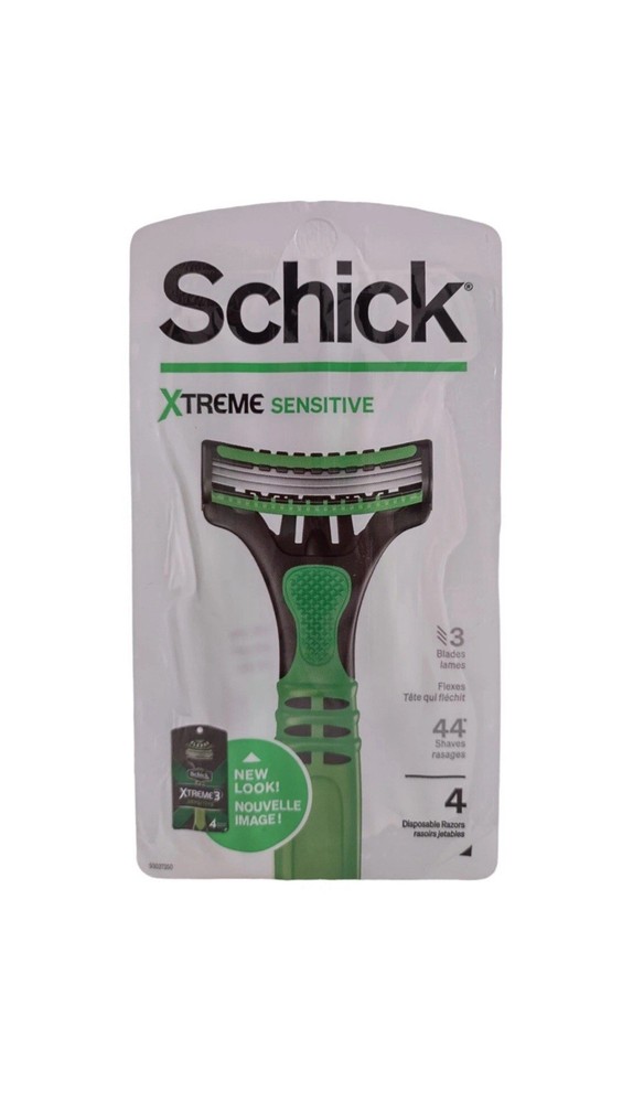 Schick XTREME3 SENSITIVE Disposable Razors - 4 Count