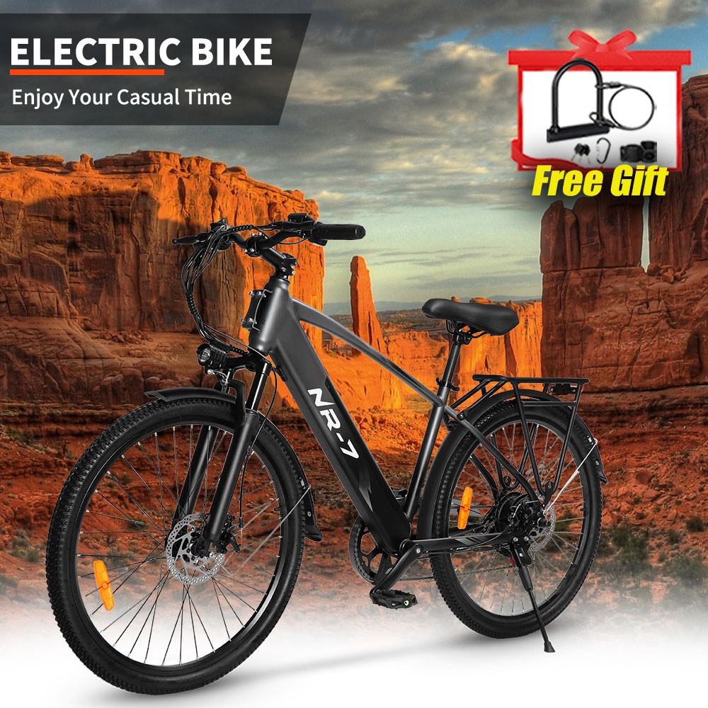 Axiniu 750W Electric Mountain Bike with 26