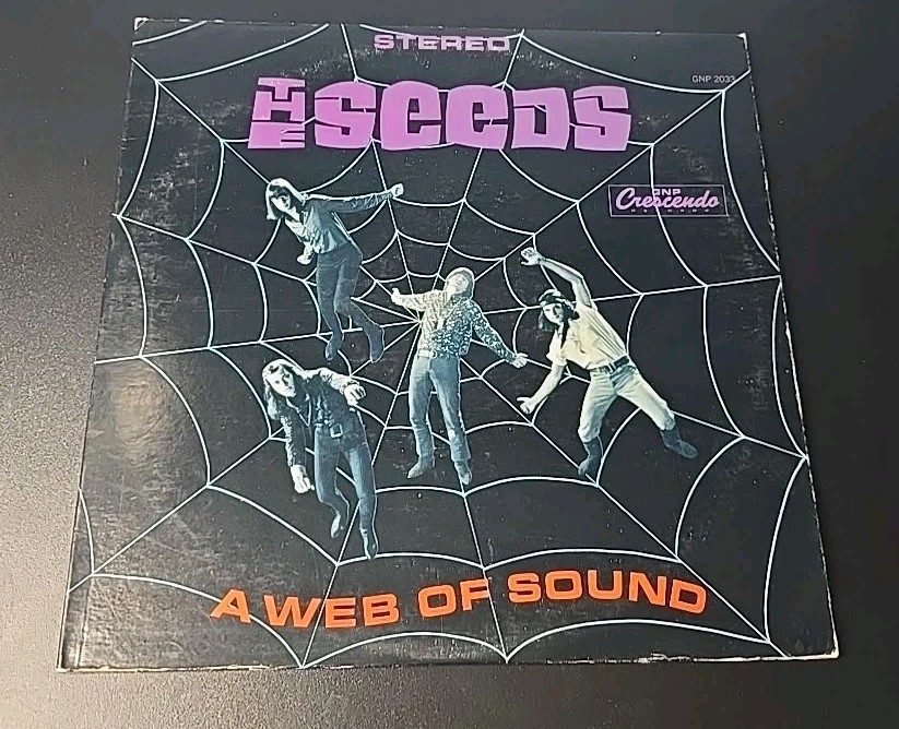 The Seeds - A Web Of Sound LP  GNP 2033 STEREO Crescendo Vinyl