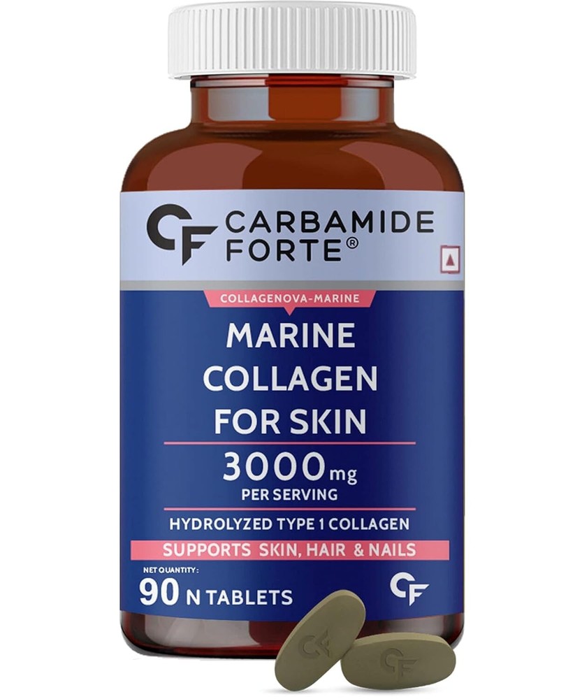 Marine Collagen Tablets | 3000mg Collagen Peptides with Biotin & Hyaluronic Acid