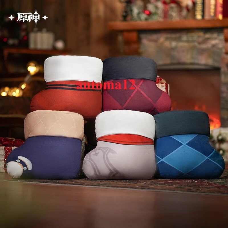 Genshin Impact Lyney Lynette Plush Doll Blanket Combo Gift-image