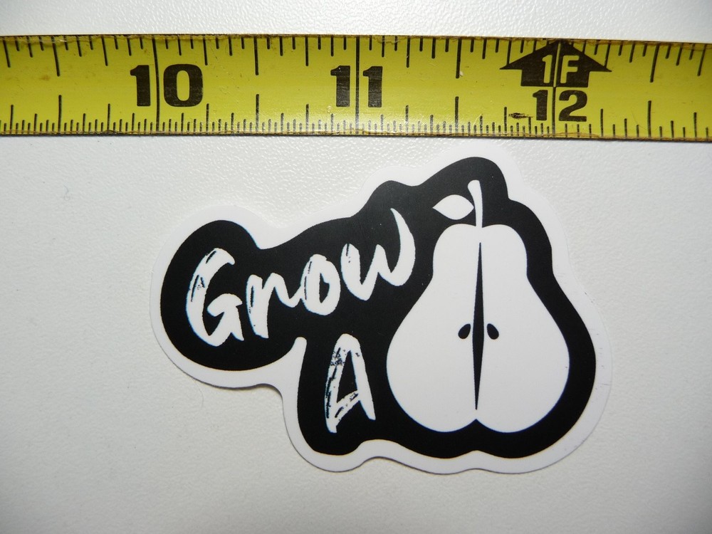 Funny Grow a Pair Decal Sarcastic Worker Job Skill Sticker