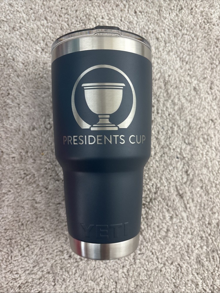 Yeti Rambler 30oz Tumbler with MagSlider Lid Navy Blue Presidents Cup Edition