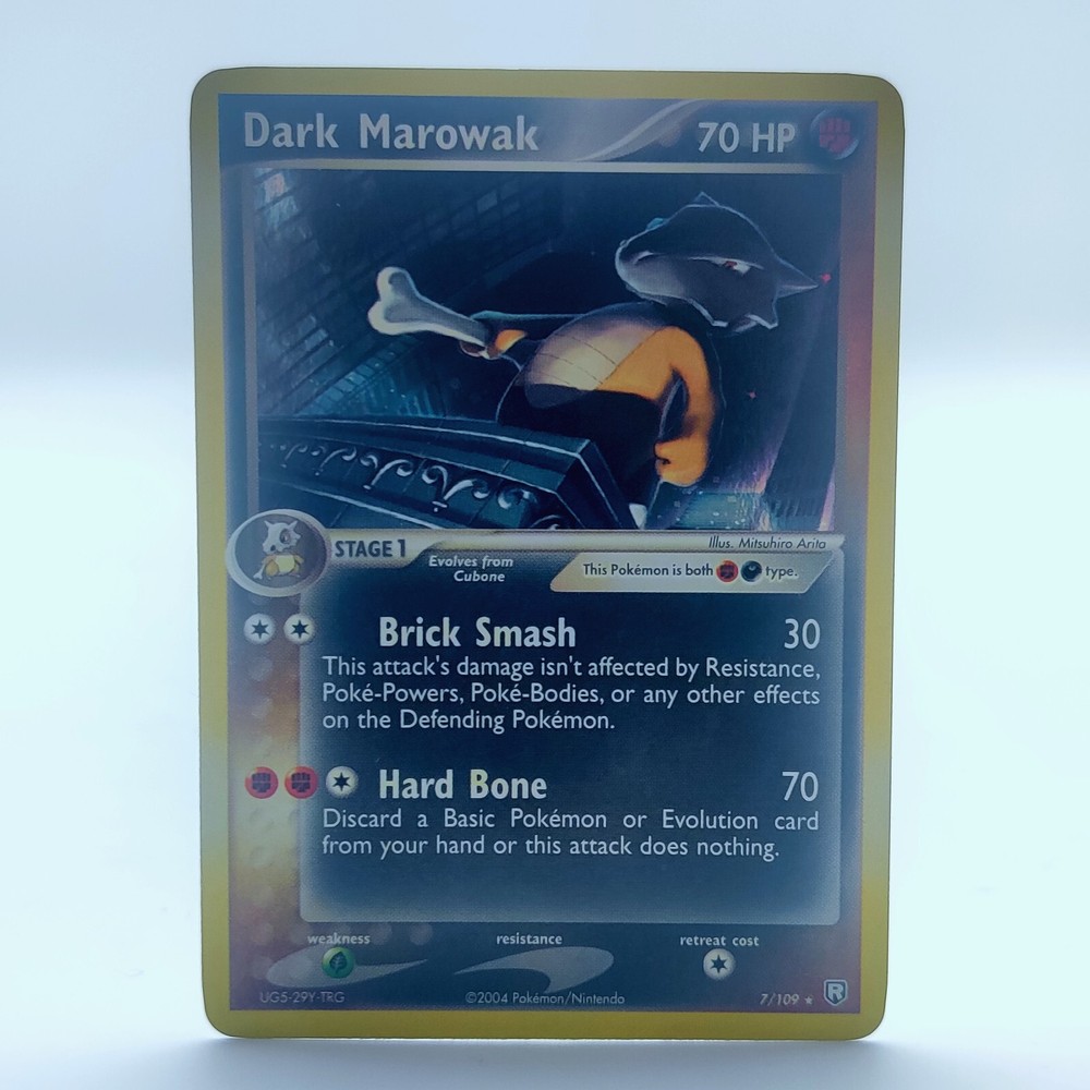 Pokemon TCG Card - Dark Marowak Holo - 7/109 - Ex Team Rocket Returns