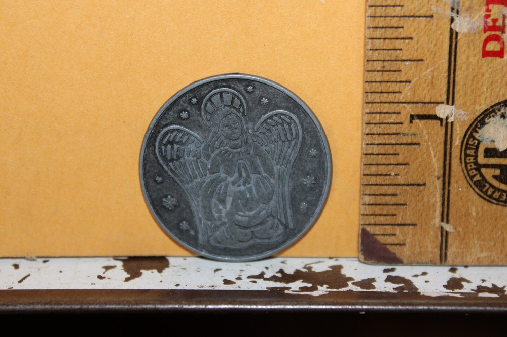 Vintage Edmundite Missions Guardian Angel Coin Selma Alabama SSE Token