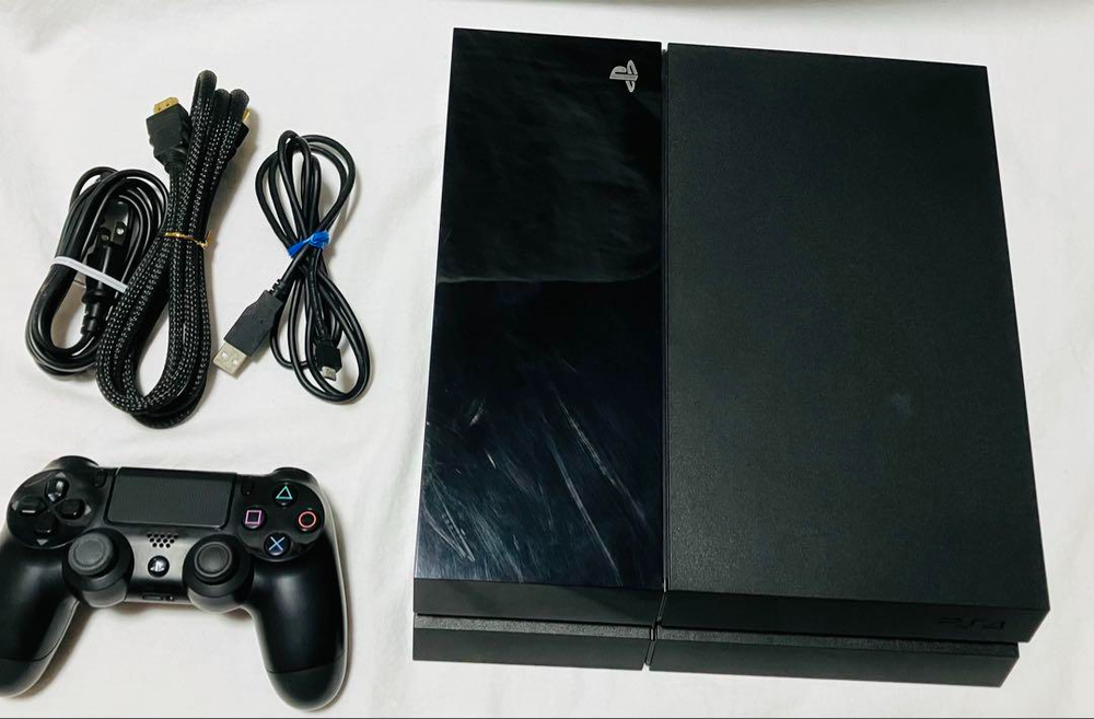 PlayStation 4 PS4 500GB Console CUH-1000A Jet Black Gaming System by Sony