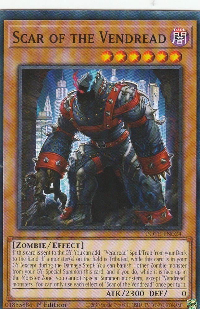 Vendread Scar POTE-EN024 Power of the Elements 1st Ed