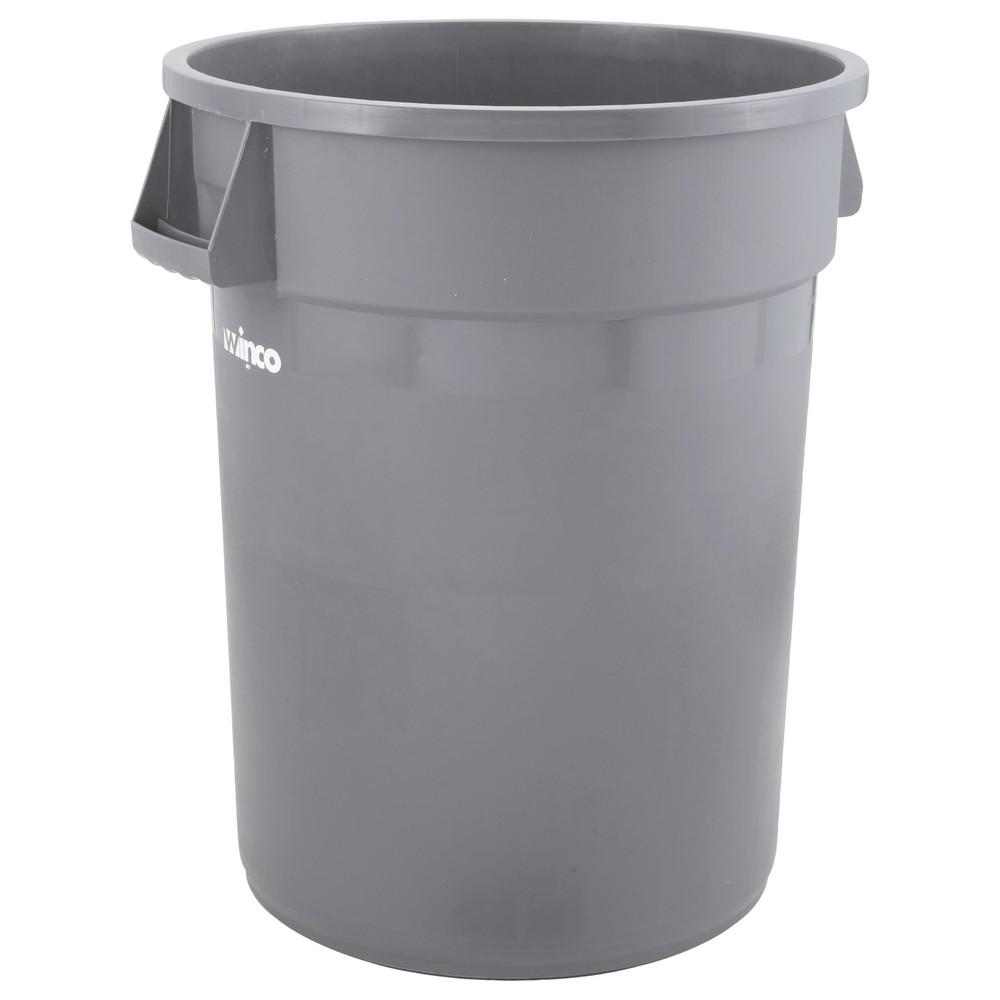 PTC-20G Round Trash Can, 20 Gallon, Gray