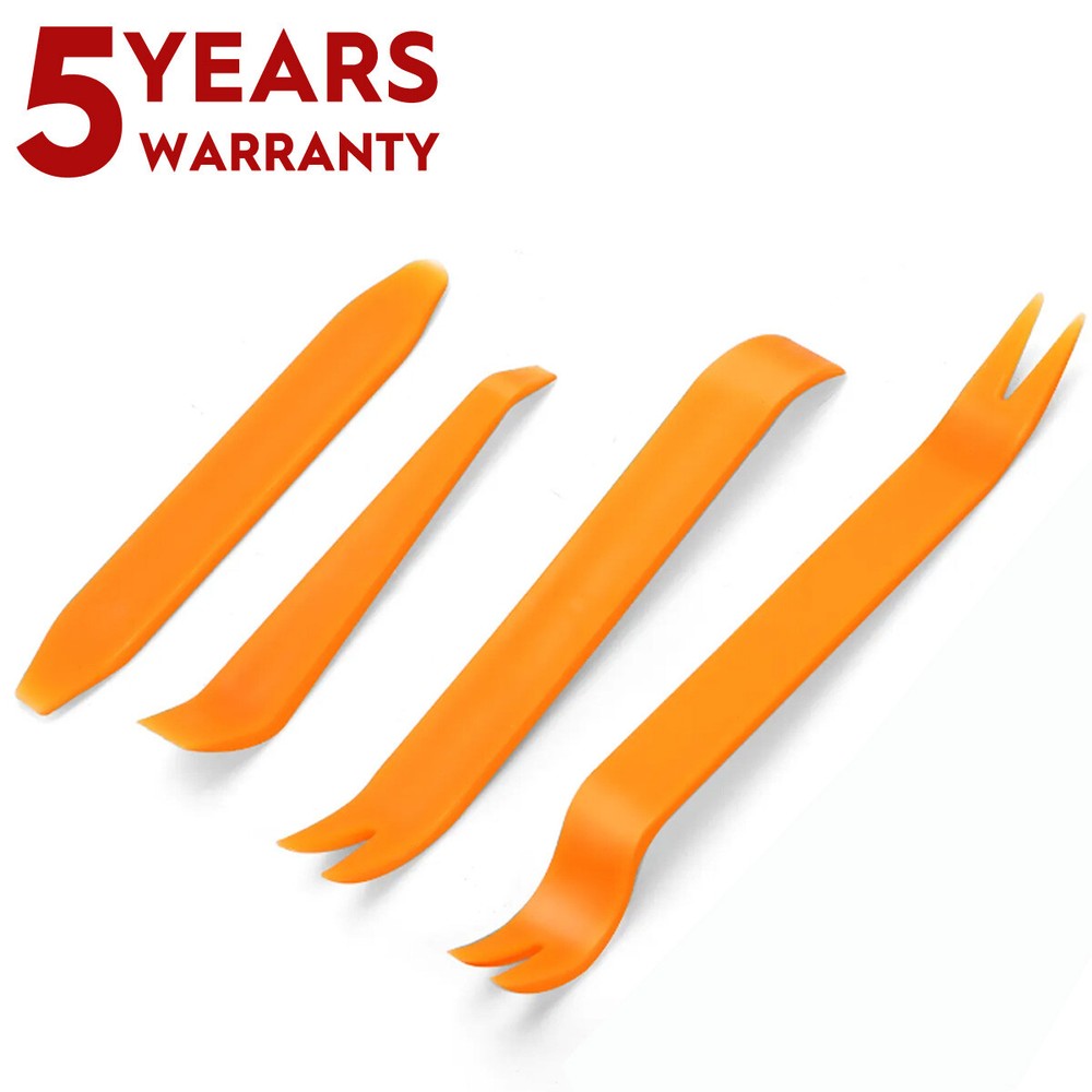 4PCS Car Radio Dash Panel Install Removal Pry Tool Kit Stereo Door Clip Trim US