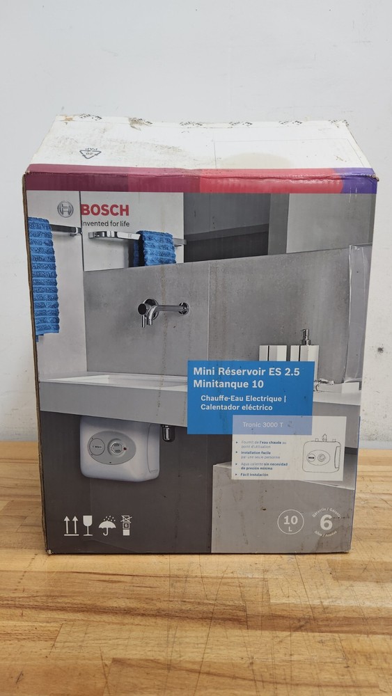 Bosch Electric Mini-Tank Water Heater Tronic 3000 T 2.5-Gallon (ES 2.5) - New