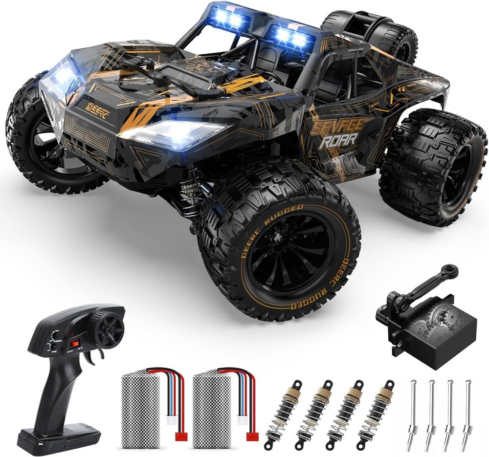 1/14 Brushless RC Cars for Adults Fast 40KPH, RC Trucks 4X4 Offroad All Terrain