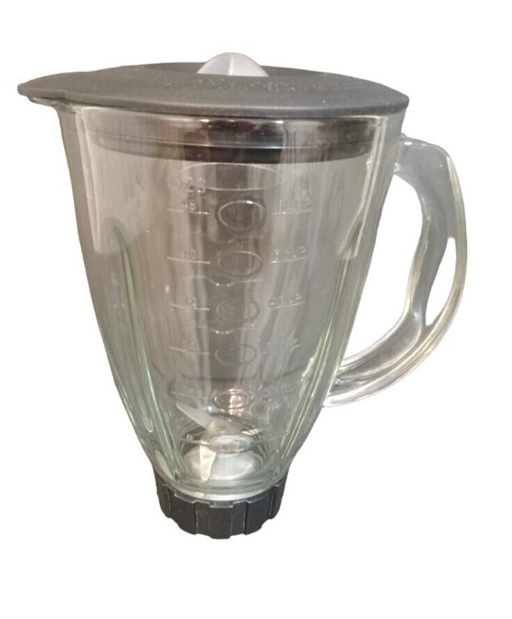 Black and Decker 6-Cup Glass Pitcher with Lid Dishwasher Safe Perfect Pour