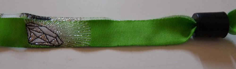 Rihanna Diamonds Concert Tour VIP Backstage Pass Green Bracelet