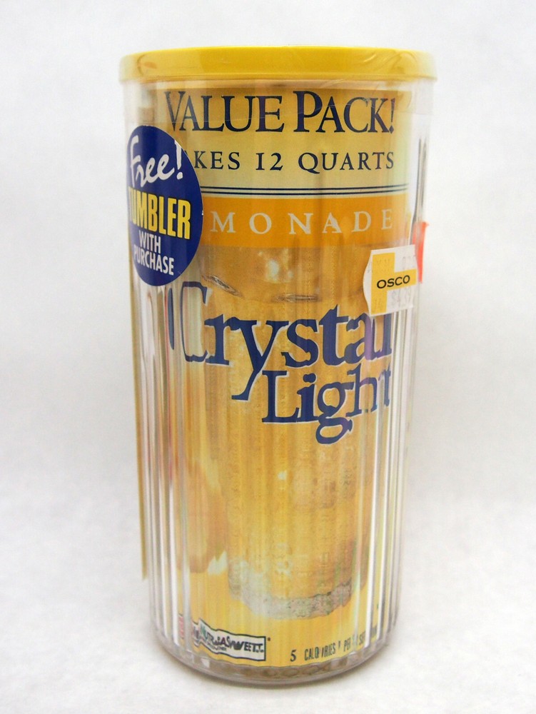 Expired Kitchen Food Prop Crystal Light Lemonade Drink Mix Vintage 80s 90s