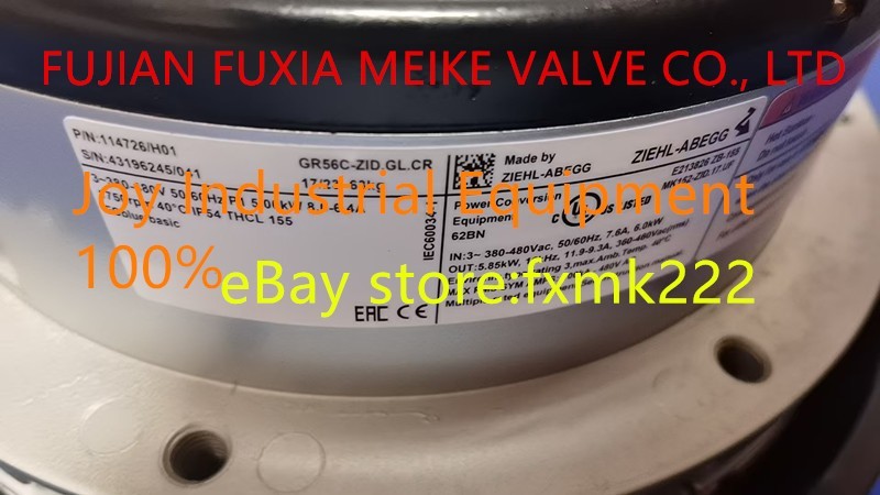 ZIEHL-ABEGG New original cooling fan GR56C-ZID.GL.CR UPS or DHL fast delivery